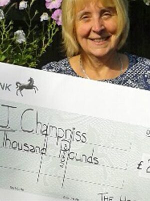 Mrs Champniss – Superdraw winner